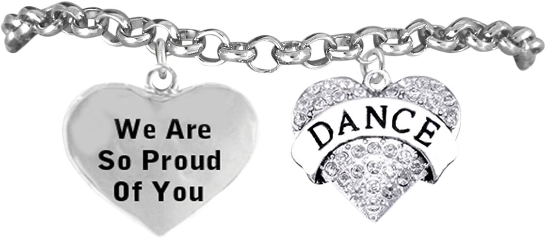Cardinali Jewelry Dance We are So Proud of You, Safe-Hypoallergenic, Nickel, Lead and Cadmium Free