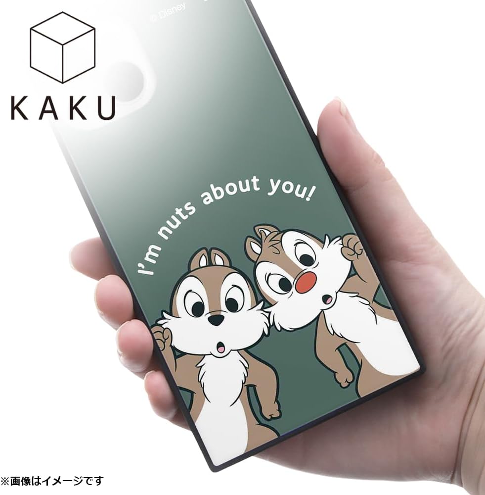 イングレム Inglem iPhone 15/14/13 Case, Disney Hybrid Case, KAKU Chip & Dale_Up