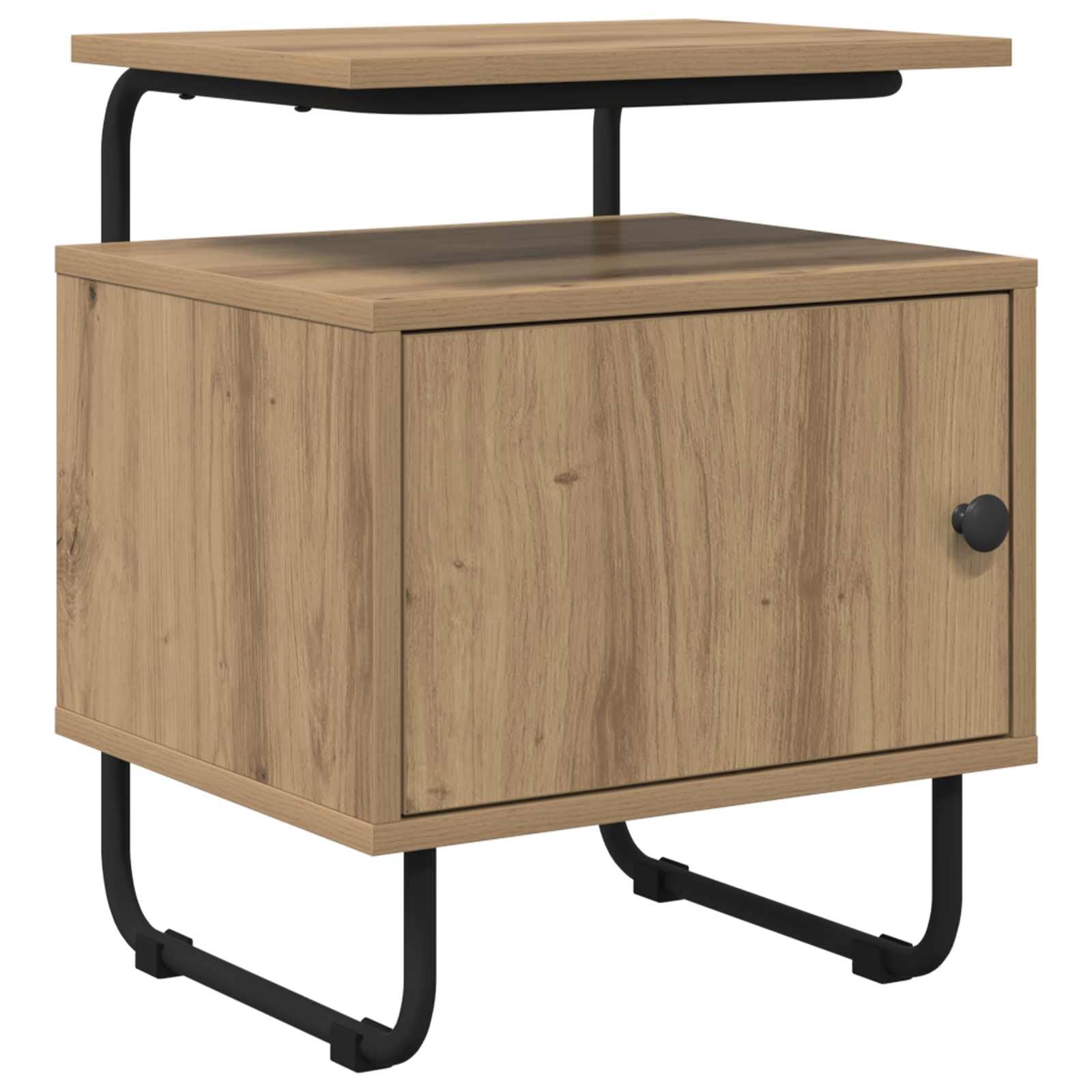 Nachttisch 2er Set 40x36,5x50 cm Artisan-Eiche Holzwerkstoff