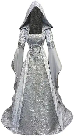 OIOLOYJM Renaissance Costume Women Medieval Sexy Plus Size Witch Vampire Gothic Halloween Costumes Woman 2025 Clothes Dresses