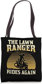 Lawn Mower Novelty For Men Women Kids Landscaper Lawn Mowing Tote Bag