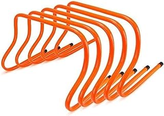Agility Training Soccer Football Hurdles Pack of 5 PCS Set Visibility Speed Endurance for Track & Field Fences for Sports Coaching Indoor Outdoor Practice Equipment (Pack of 5 PCS Set)