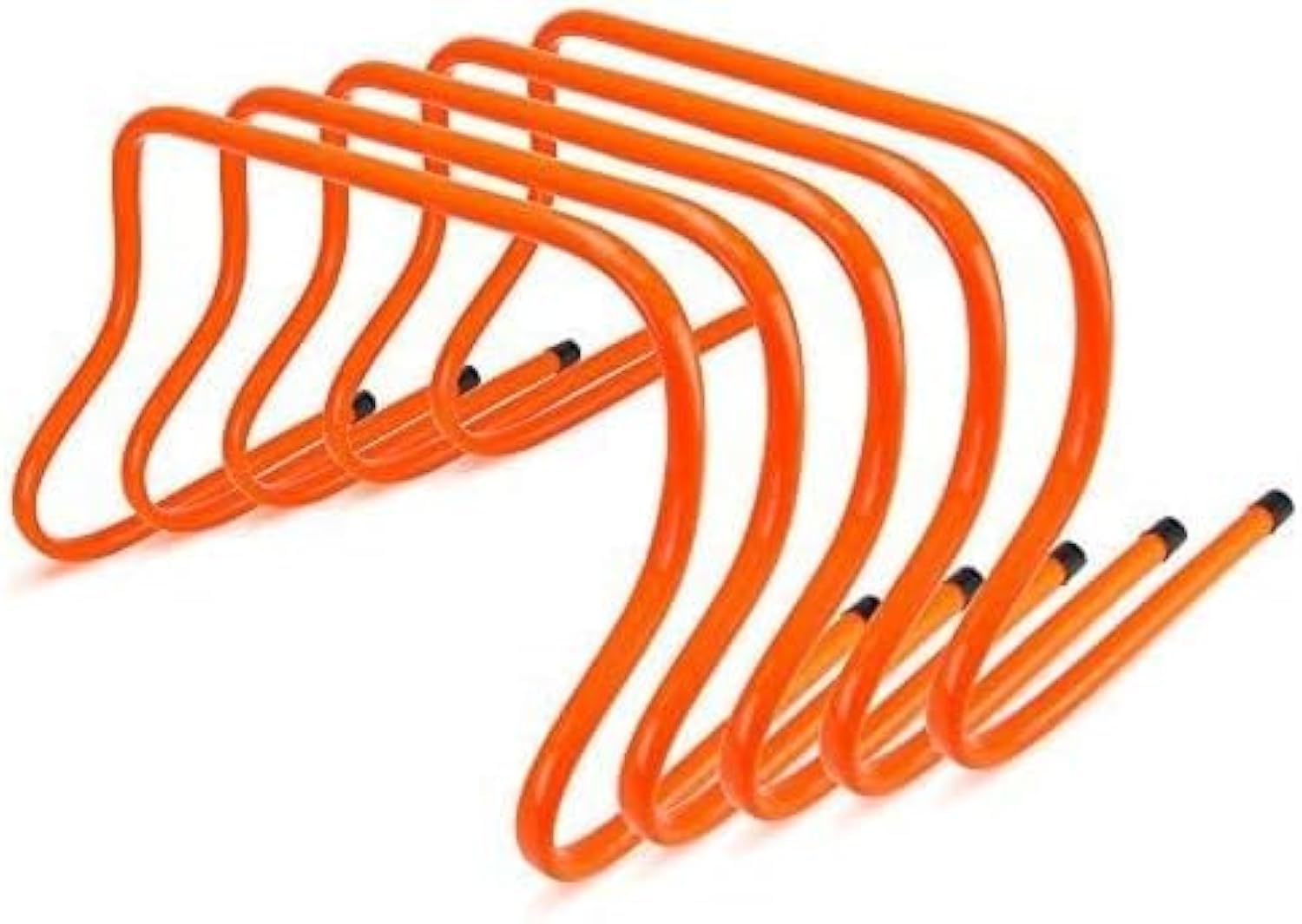 Agility Training Soccer Football Hurdles Pack of 5 PCS Set Visibility Speed Endurance for Track & Field Fences for Sports Coaching Indoor Outdoor Practice Equipment (Pack of 5 PCS Set)