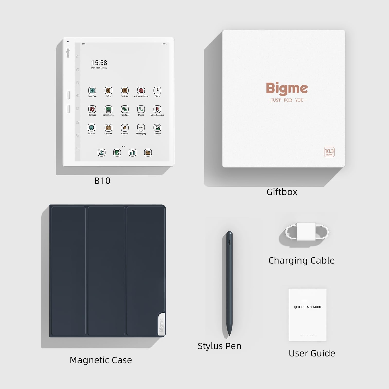 Amazon.com: Bigme B10 Color E-Paper Tablet, 10.3 Inch Ebook Reader