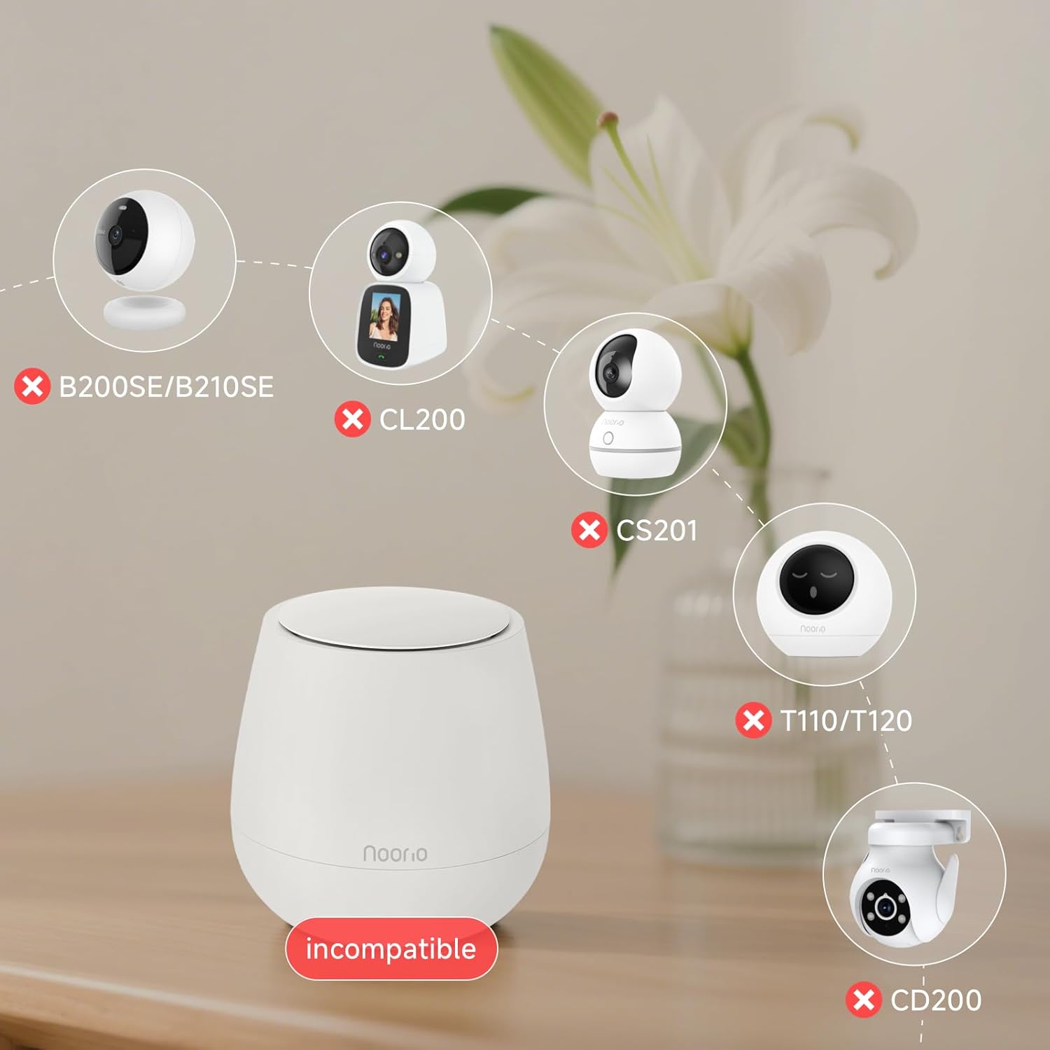 Noorio Hub incompatible devices