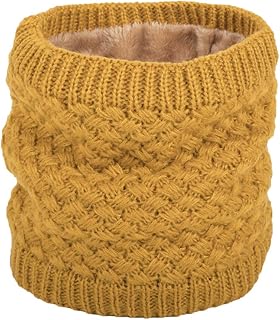 Braga Para El Cuello Térmica Unisex Color Liso De Lana De Ganchillo Con Borreguito Por Dentro Para Invierno Cálido Pasamontañas Para Ciclista Motociclismo