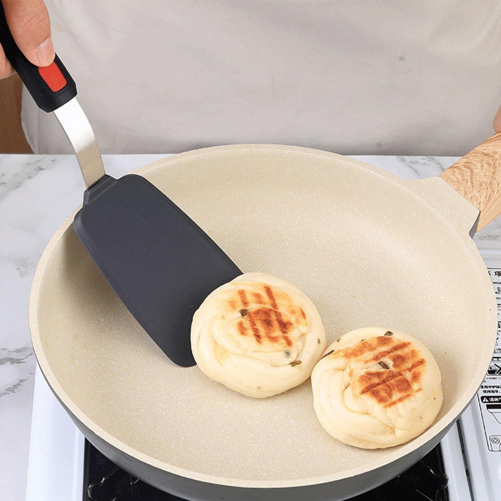 2pcs Silicone Spatula Set with Long Handle Heat Resistant Kitchen Tools