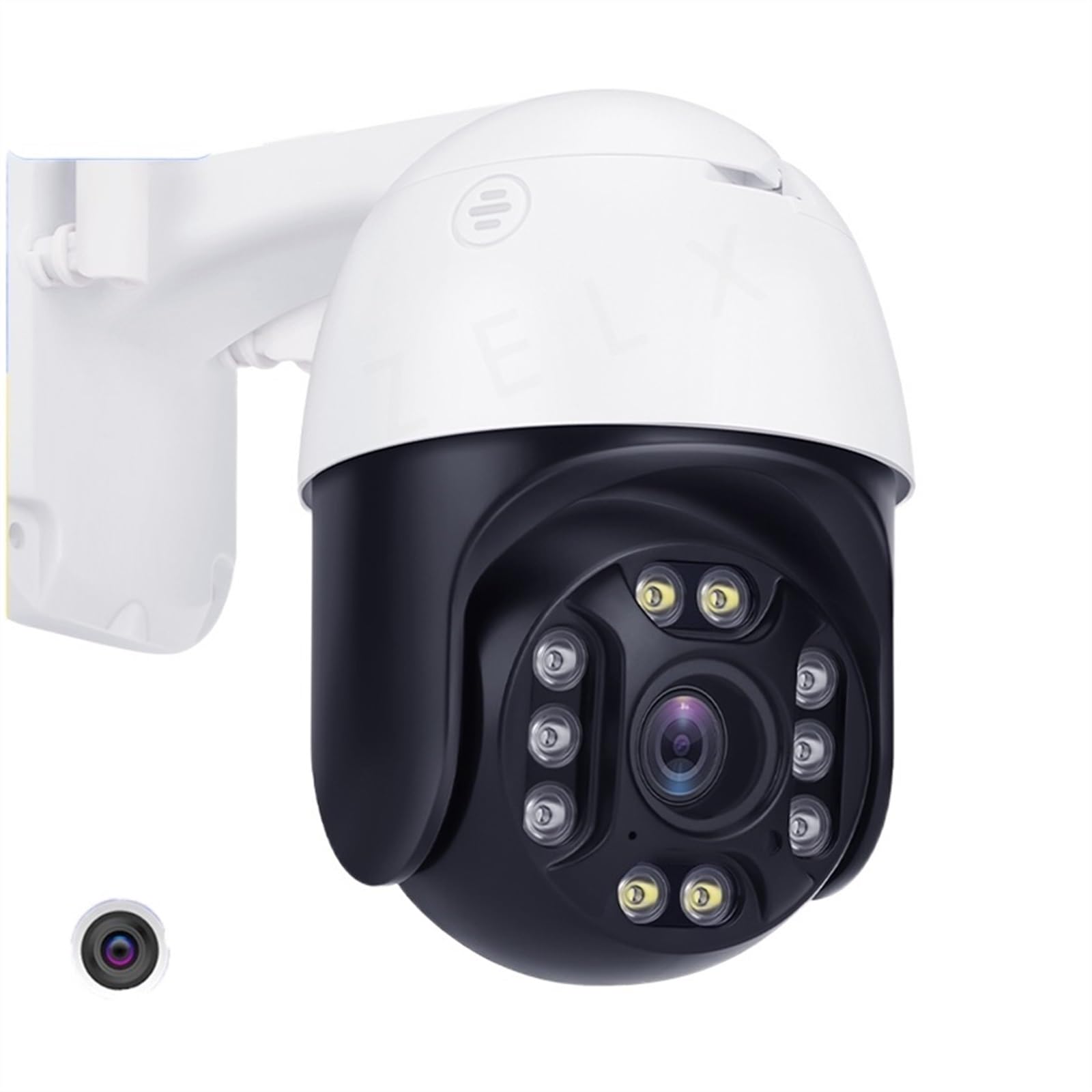 CVFRDD 5MP IP Camera PTZ CCTV Security Camera Alarm Auto Tracking Wireless Video Surveillance 5X Optical Zoom Outdoor IP66(2MP 5X Camera)