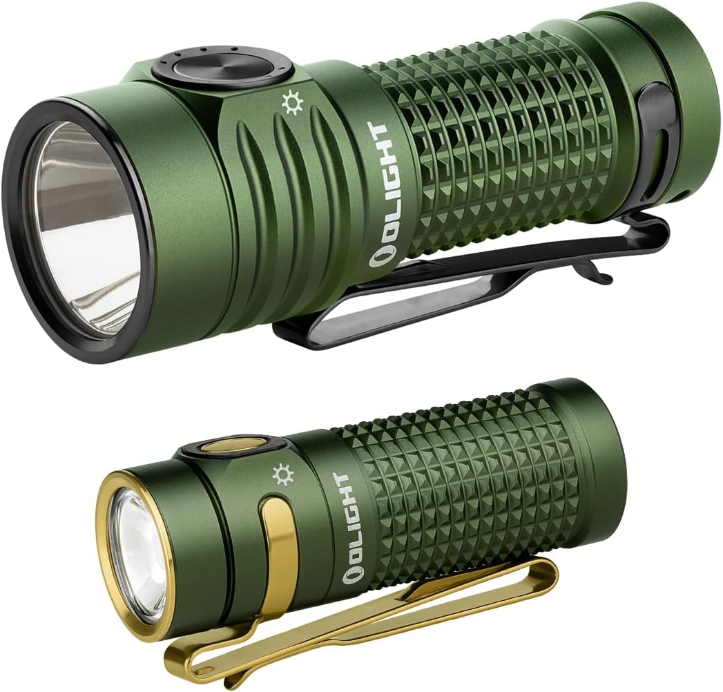 OLIGHT Baton Turbo EDC Rechargeable Handheld Flashlight Bundle Baton4 Light