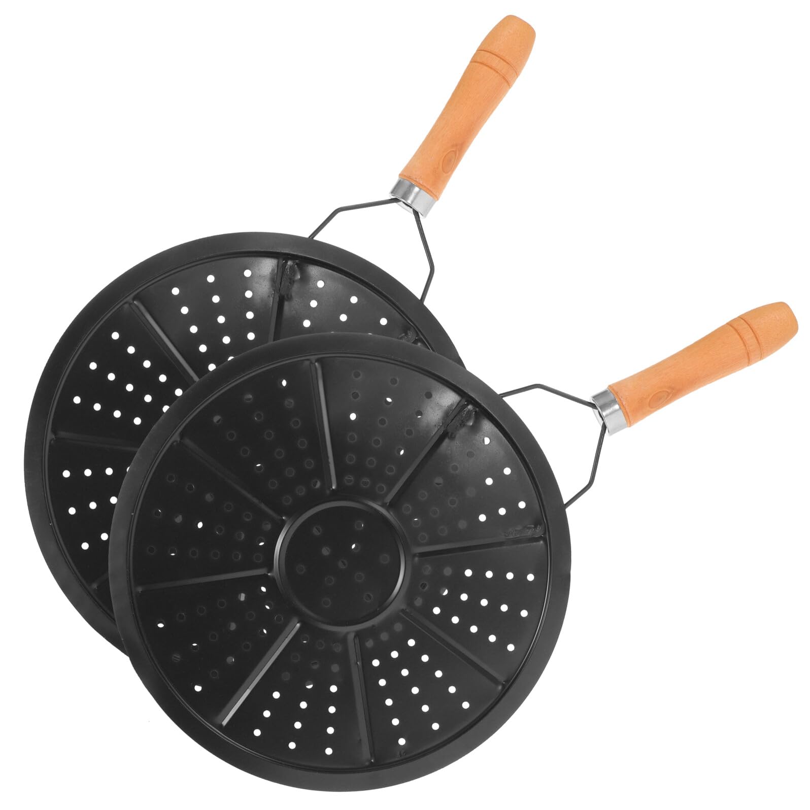 Sottopentola Termico 22cm Manico in Legno e Ferro, 2 Pezzi