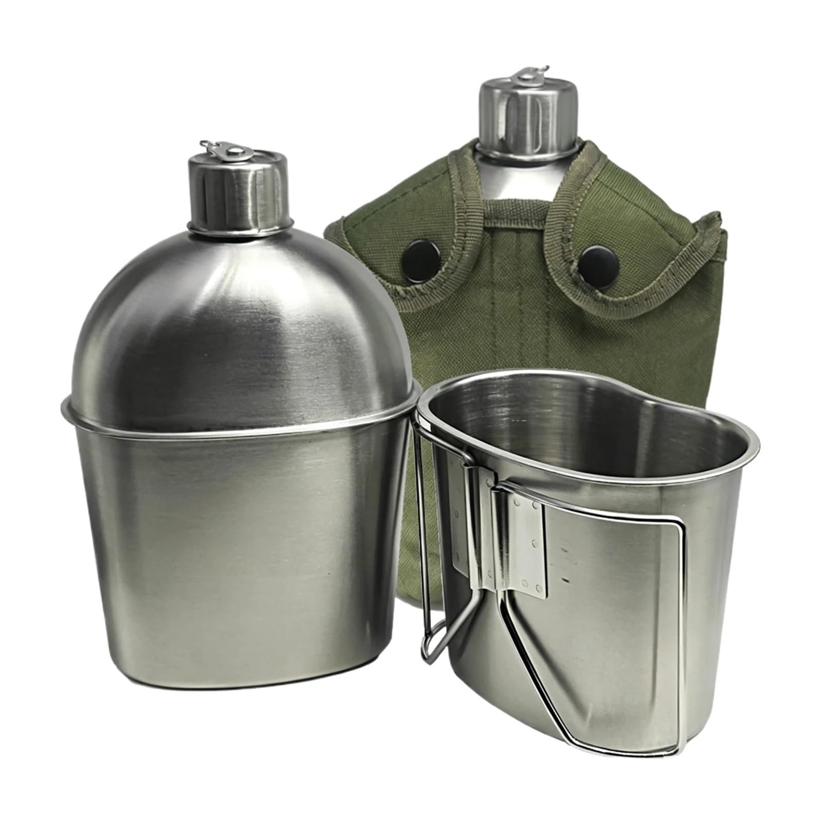 Outdoor Water 1L Kettle For Camping, Hikings, Backpacking, Survival Gear