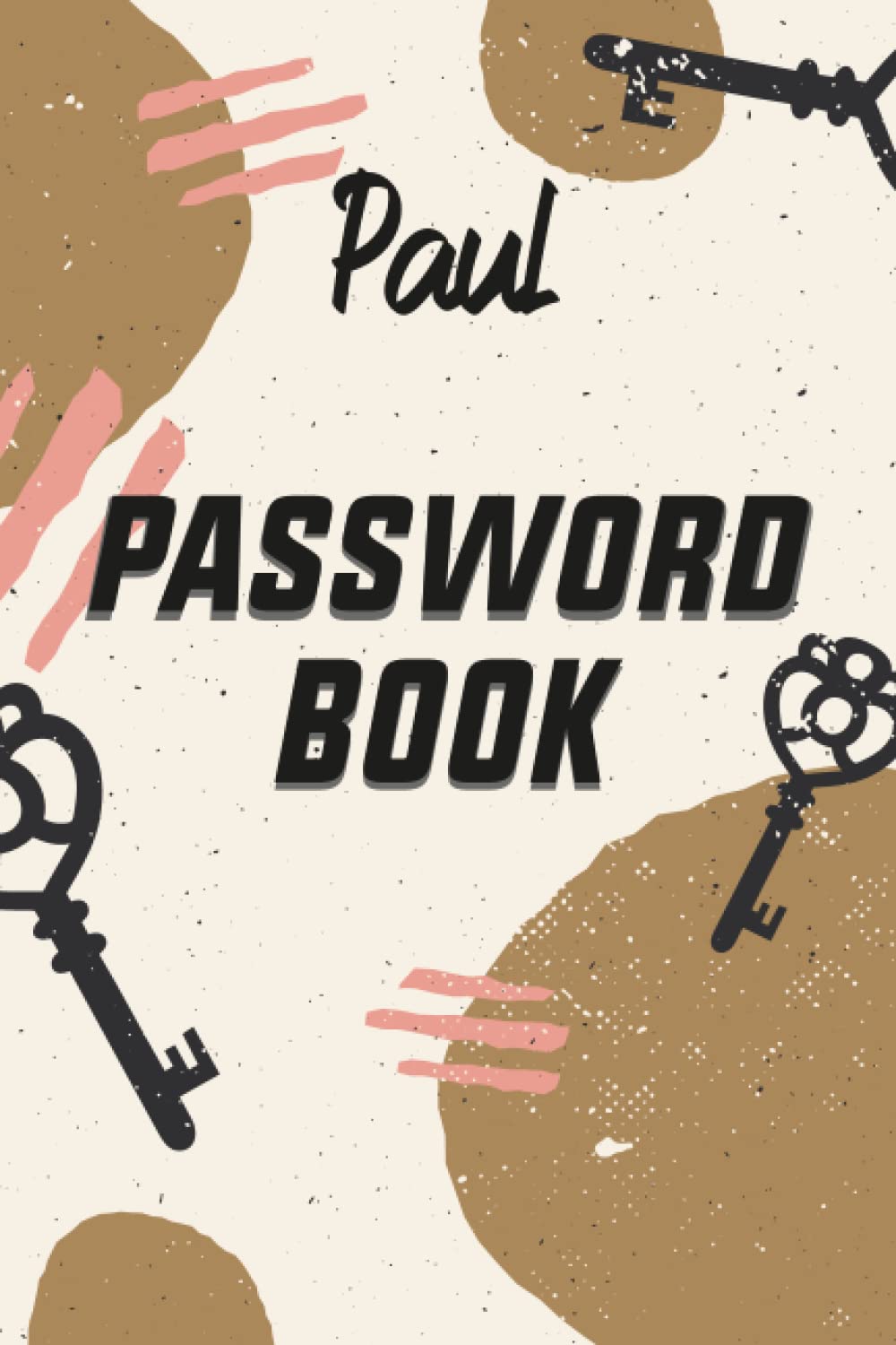 Paul Password Book: Password Book Gift , 6x9 Inche,Soft cover,Mate Finish