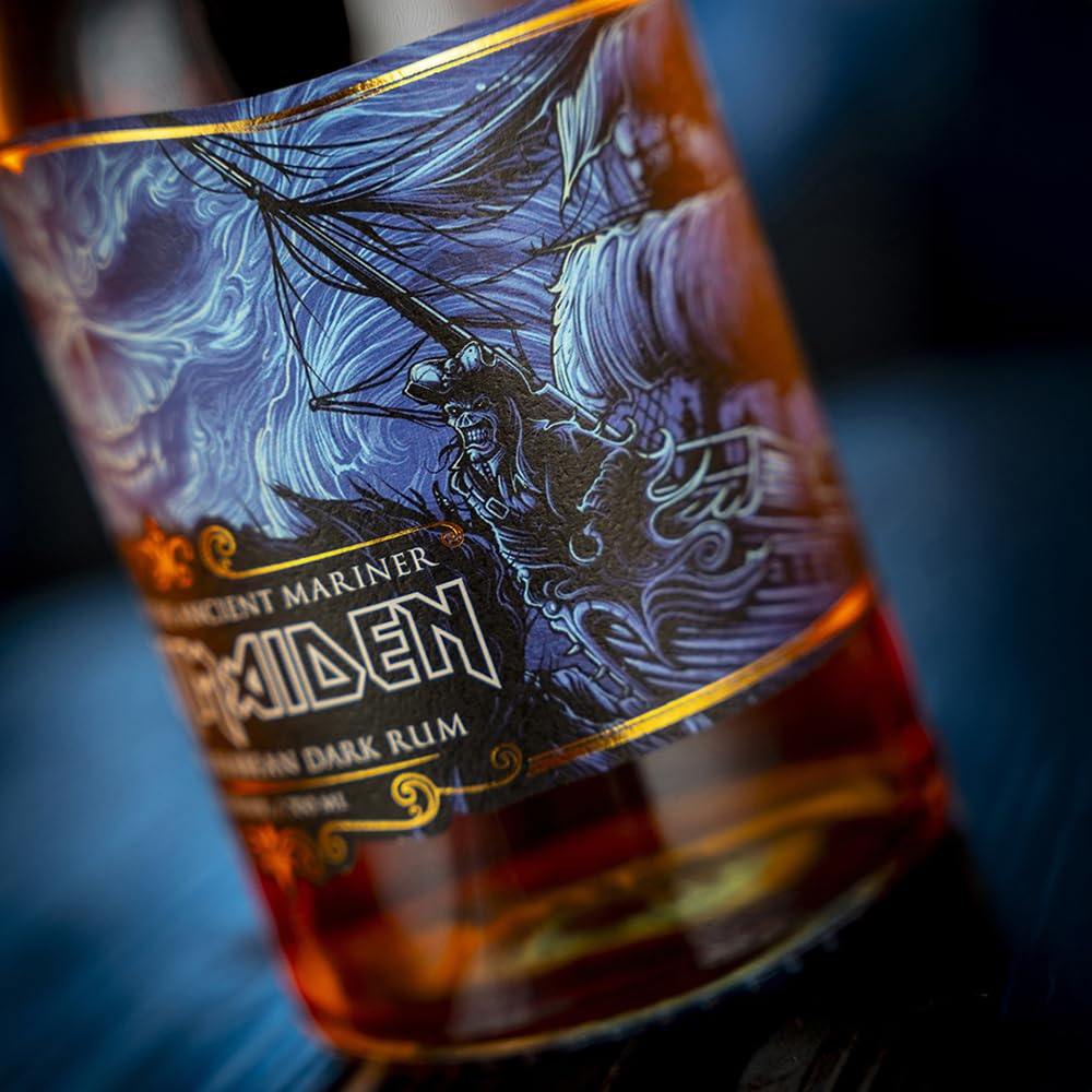 Iron Maiden | The Rum of the Ancient Mariner | Premium Caribbean Dark Rum | Sanfte Süße | 0,7 Liter | 40%