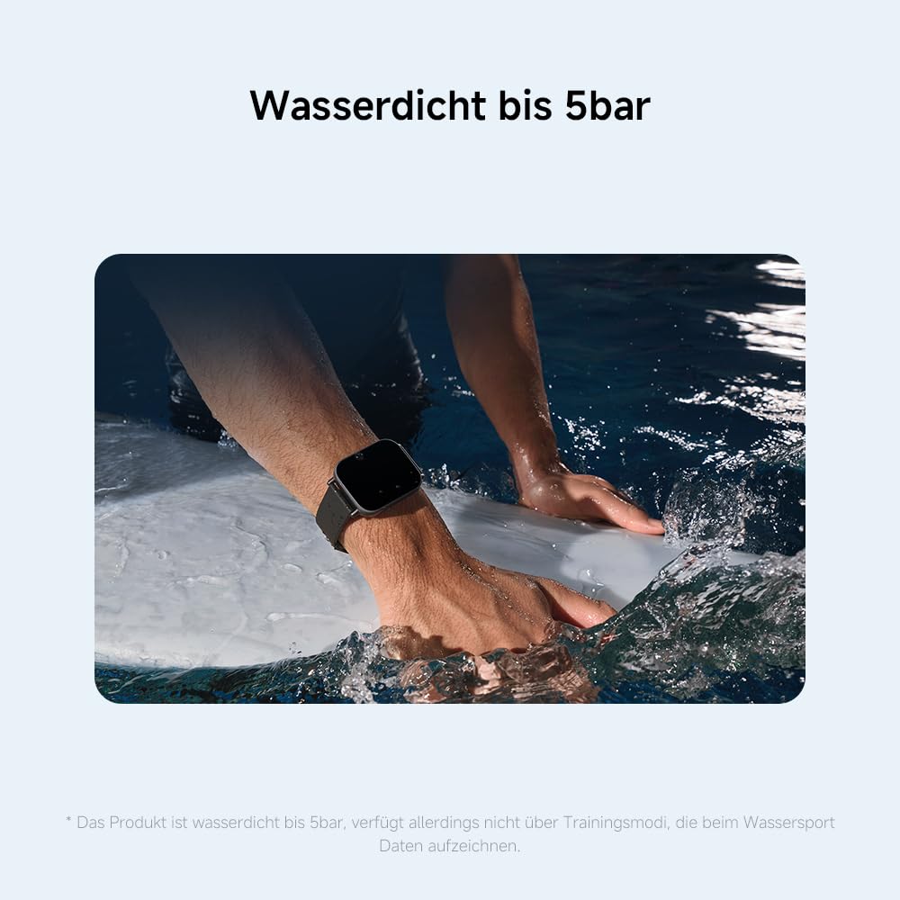Xiaomi Redmi Watch 5 Active Smartwatch, 2.0" LCD Display, 18 Tage Akku, 140+ Sportmodi, Herzfrequenz- und SPO₂-Tracking, 5ATM Wasserdicht, Bluetooth-Anrufe, Fitness-Tracker, Schlafüberwachung
