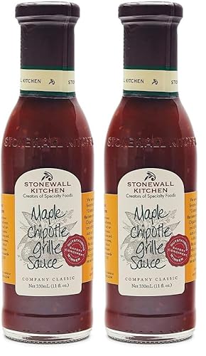 Stonewall Kitchen Maple Chipotle Grille Sauce, 11 Ounces (Pack of