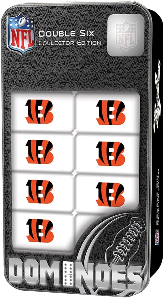 MasterPieces NFL Atlanta Falcons, Double Six Collector Edition Dominoes Game, For Ages 3+ Red 7.5" X 2" X 4.5" : Sports & Outdoors