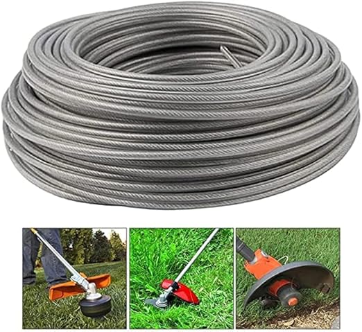 Filo Per Decespugliatore BIGP 3mm X 40 Metri - Con Anima In Acciaio, Per Erba Spessa E Erbacce | Per Tagliaerba, Giardinaggio - Foto 9