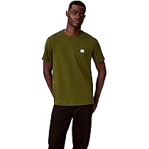 Calvin Klein SS Badge 30S Jersey Classic Tee Lv04Rc272G, Magliette Uomo, Green (Medieval Forest), L