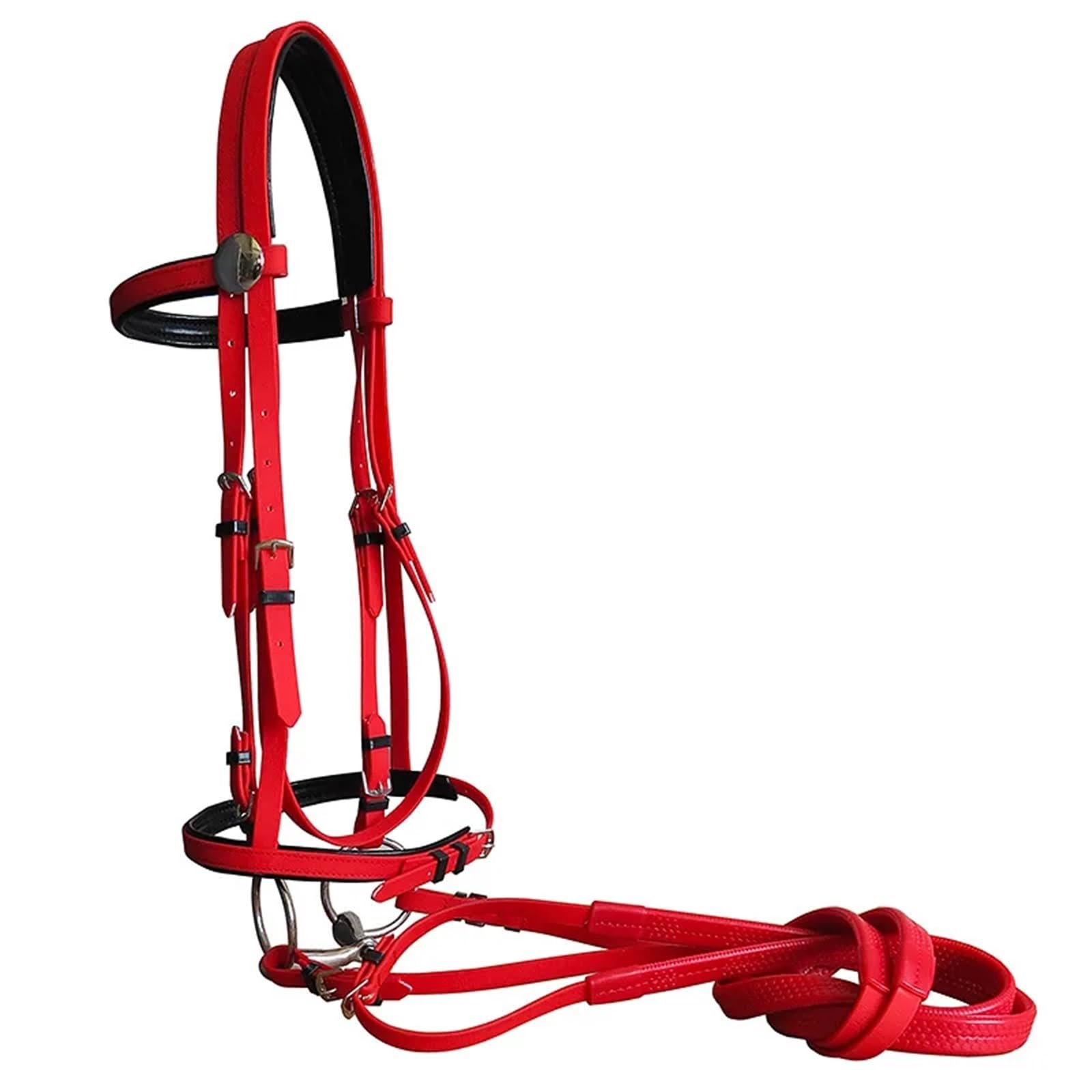 Cabezada de equitación, cabestro, brida, cabestro de carreras de PVC(Red L)