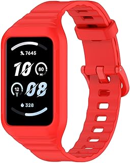 BAIDIYU Correa Compatible con Honor Band 10/9, Suave de TPU, Funda Protectora y Correa integradas, Correa de Repuesto Compatible con Honor Band 10/9.