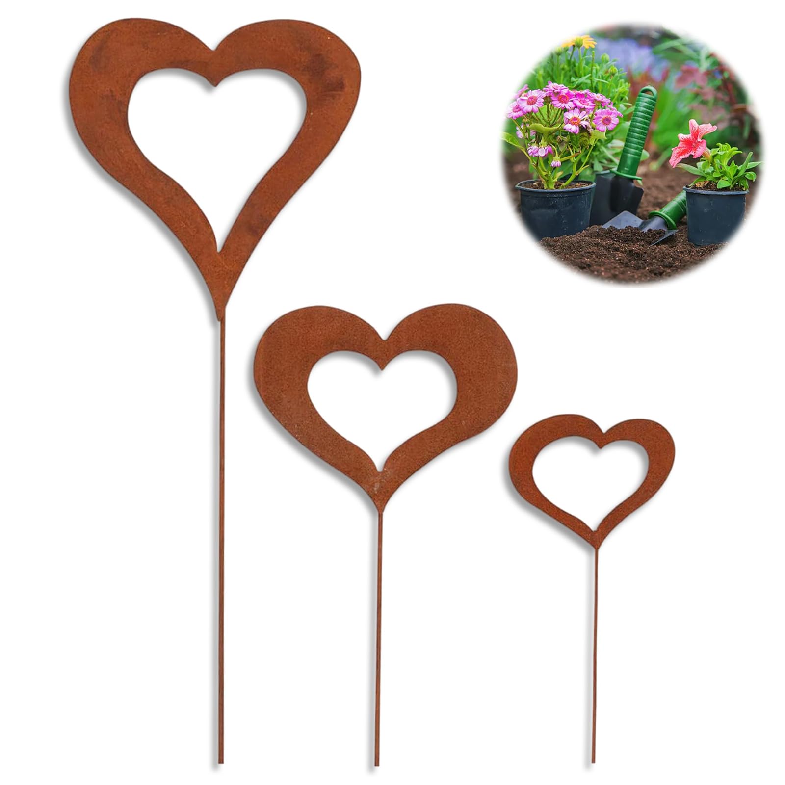UNUS Tuindecoratie, tuinsteker, bloempot, decoratie, stekers