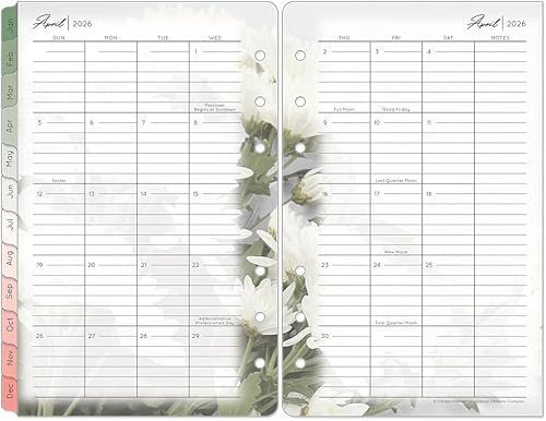 Miniatura 5 de FranklinCovey - Planificador de dos páginas por día con anillo (compacto, abril de 2026 - marzo de 2027)