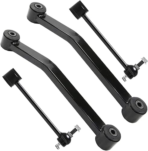 Miniatura 184 de Detroit Axle - Kit de brazos de control frontal RWD para Chrysler 300 Dodge Challenger Charger Magnum, 2 brazos de control superiores 2 rótulas