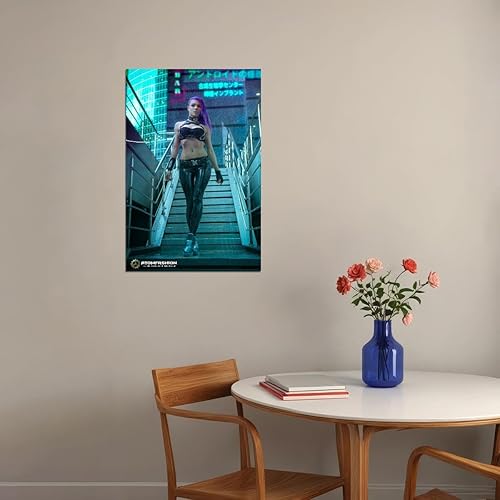 Miniatura 4 de My Joy Collection Cyberpunk HD Photo Hot Babe HQ Sexy Girl Woman Body Pinup para hombres, decoración de pared, arte de pared para hombre, cueva,