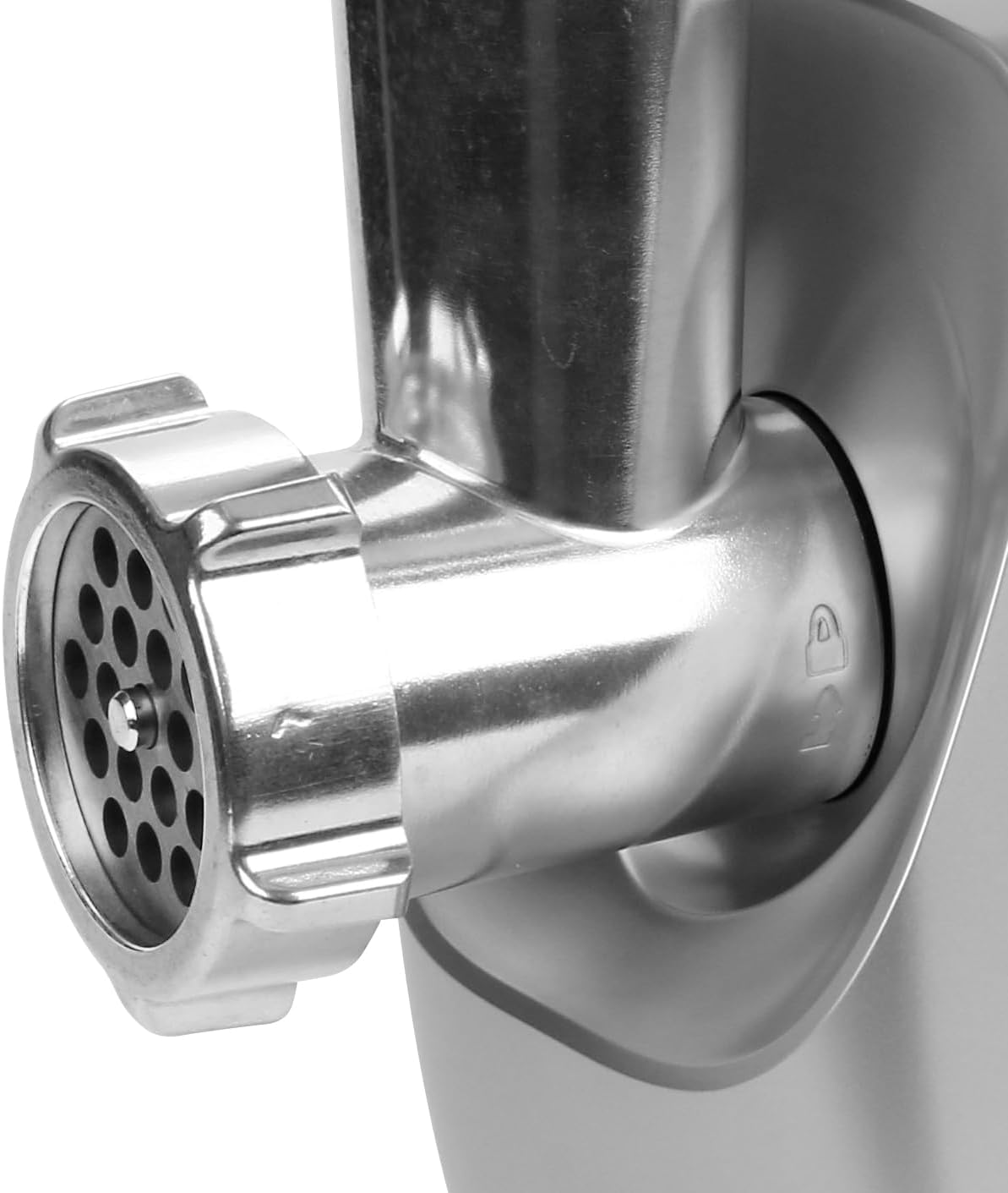 MG-130207 Electric Food Grinder, Meat Mincer (3 Fine/Medium/Coarse Meat Inserts), Sausage Accessory, Kebbe Accessory, Cookie Attachment for 4 Cookie Molds, BPA Free