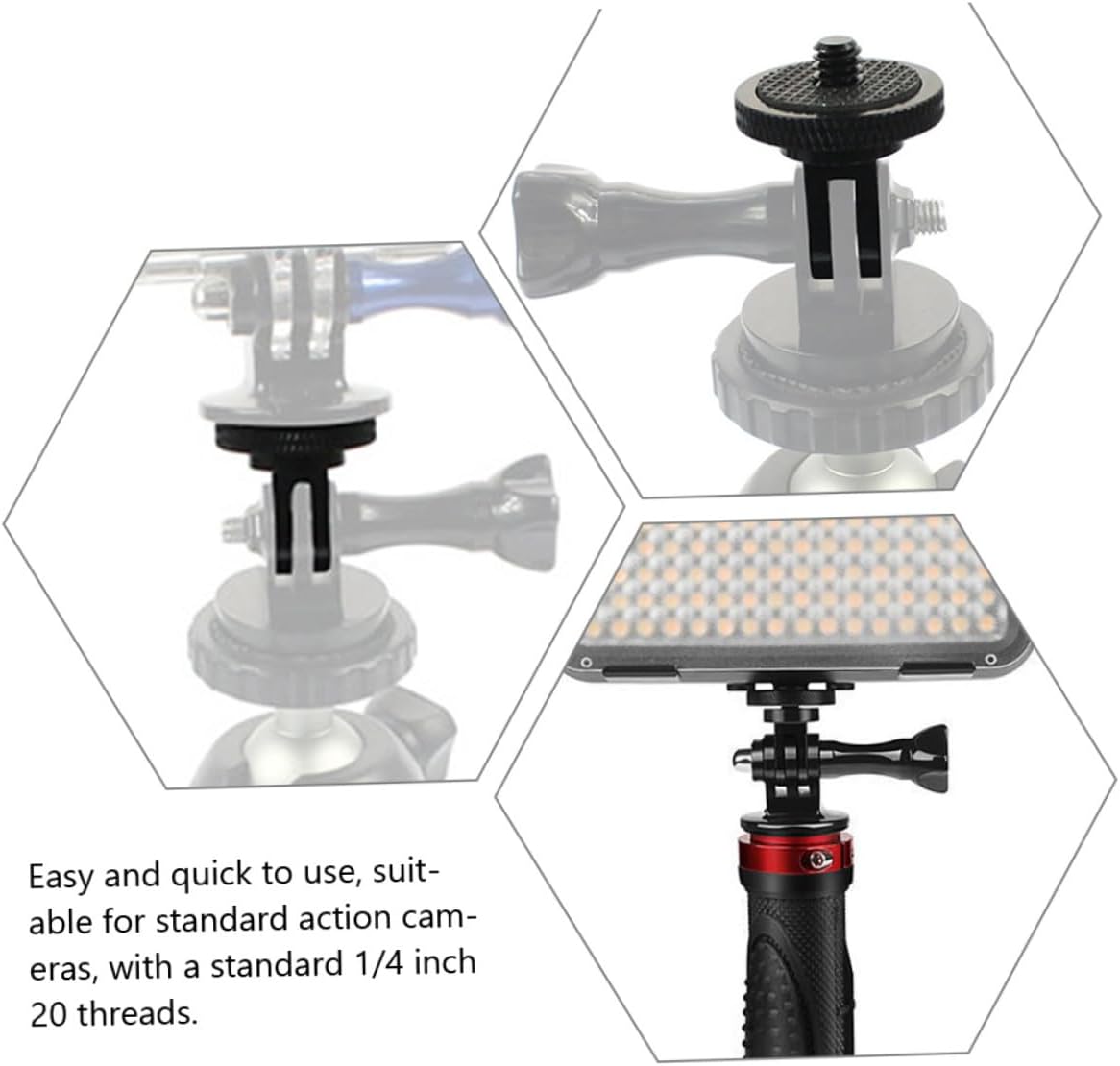 Gadpiparty 10pcs Camera Tripod Conversion Adapter Mount Cameras Mount Adapter for Easy Installation and Compatibility Accessories