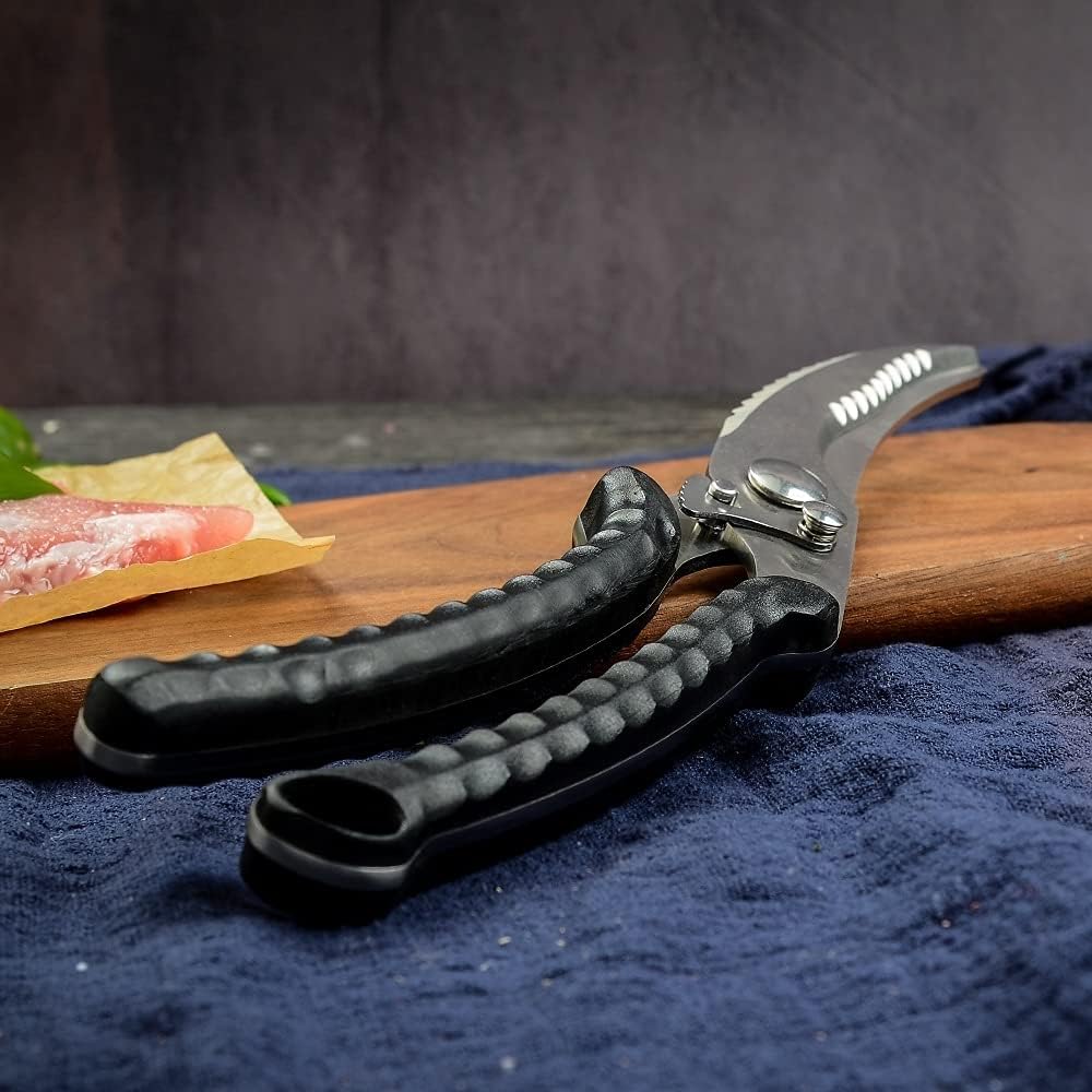 Kitchen Scissors Kitchen Scissor Stainless Steel Kitchen Gadget Shear Fish Duck Cutter Poultry Chicken Bone Scissor Cutting Cooking Tool
