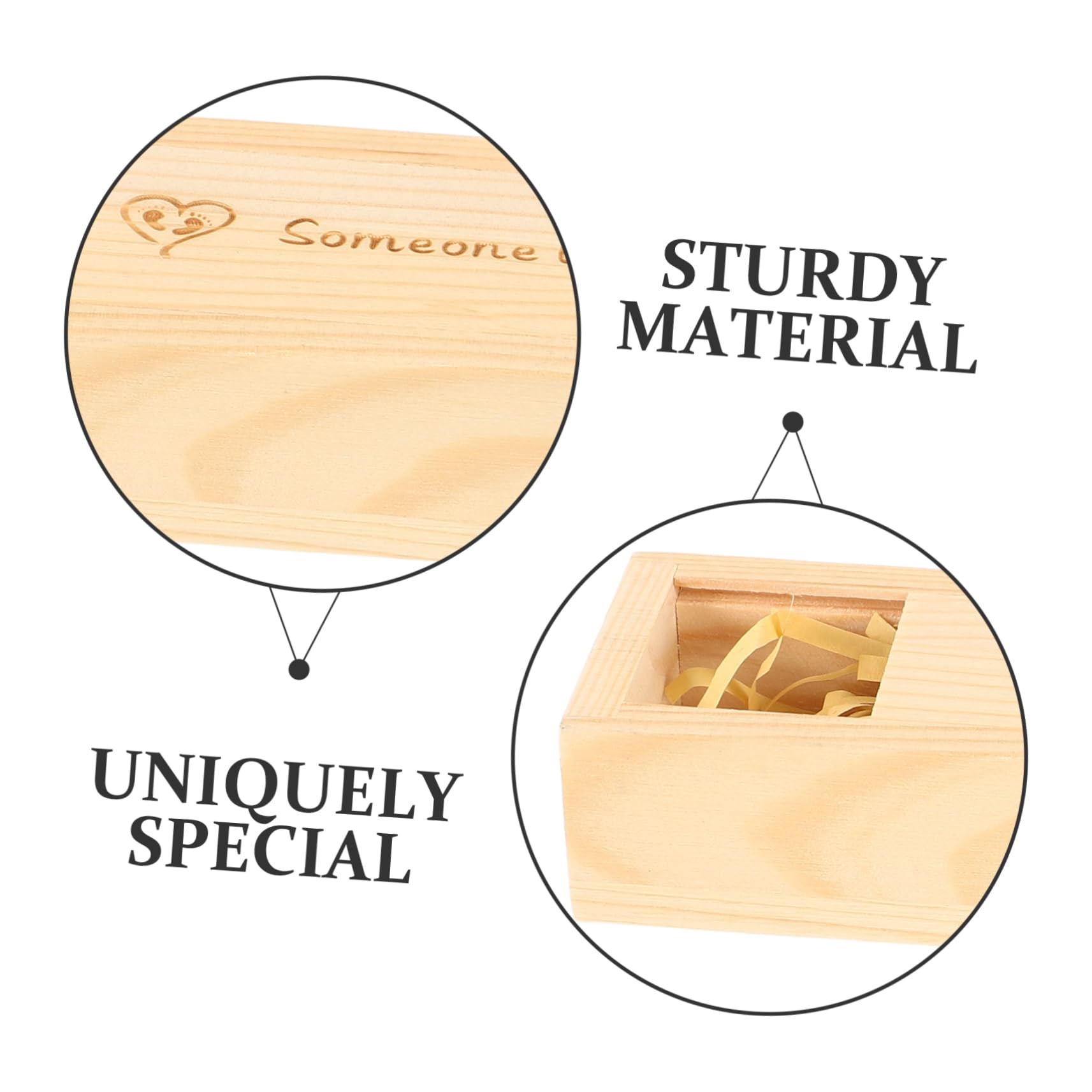 Levemolo Pregnant Woman Pregnancy Test Holder for Announcement Keepsake Present Box