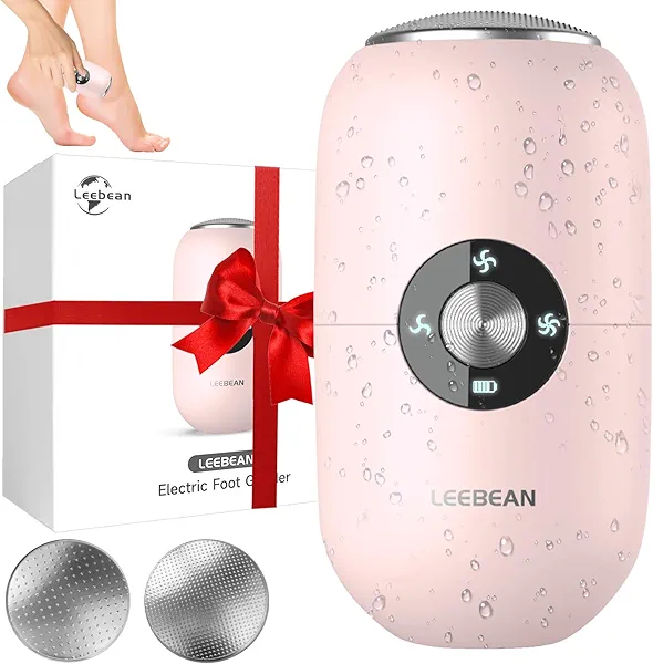 Electric Callus Remover for Feet,2025 Upgraded Foot Scrubber Dead Skin Remover,Dermave Electric Foot File Callus Remover,Foot File Pedicure Tools Kit for Women,Foot Feet Heel Scraper for Cracked Heels