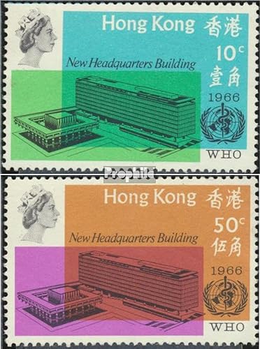 Hong Kong 222-223 (Complete.Issue.) 1966 OMS (Sellos para coleccionistas) Salud