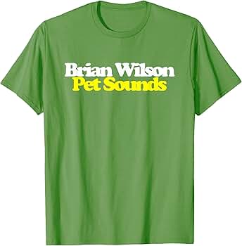 Amazon.com: Brian Wilson – Pet Sounds T-Shirt : Clothing