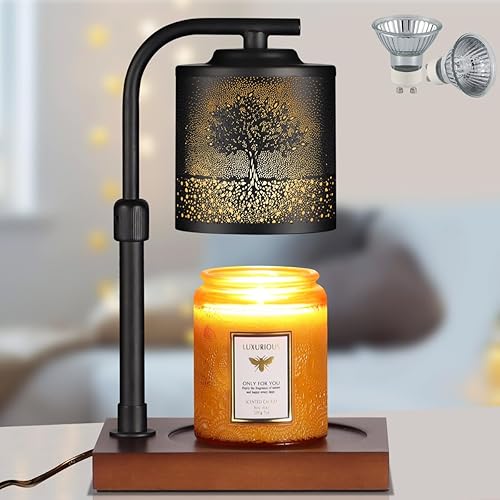 Miniatura 11 de Lámpara Calentadora de Velas con Altura Ajustable y Regulable para Nueva Decoración del Hogar Lámpara Calentadora de Velas Eléctrica para Velas de