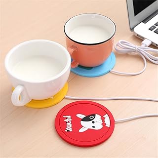 HomeSoGood 3Pcs Cup Holder Tea Coffee Mug Heater Silicone Insulation Coaster USB Power Suply Heating Coaster