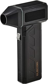 エレコム 電動エアダスター ハイパワー 強力 110000rpm高速回転 最大風速60m/s コンパクト 軽量 スタンダード ブラック AD-ALB03BK