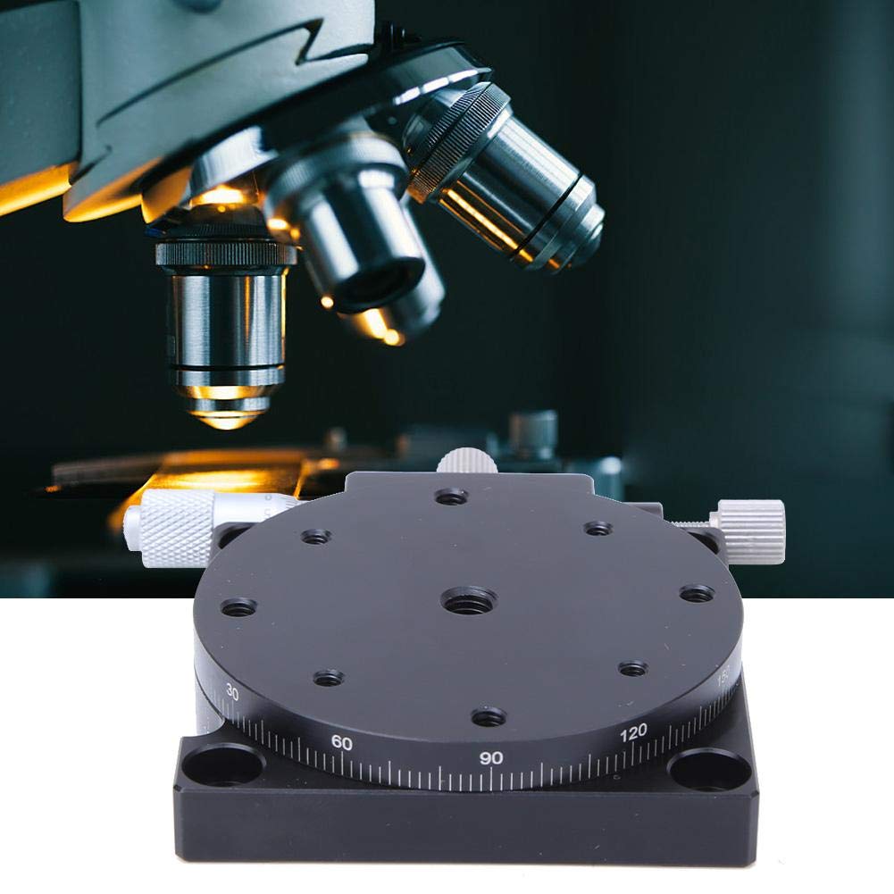 Lineartisch-Trimmplattform RS90-L, Präzise optische Feineinstellung der Verdrängungsplattform, Trimmplattform Manueller Lineartisch-Lagertuning-Schiebetisch φ60mm