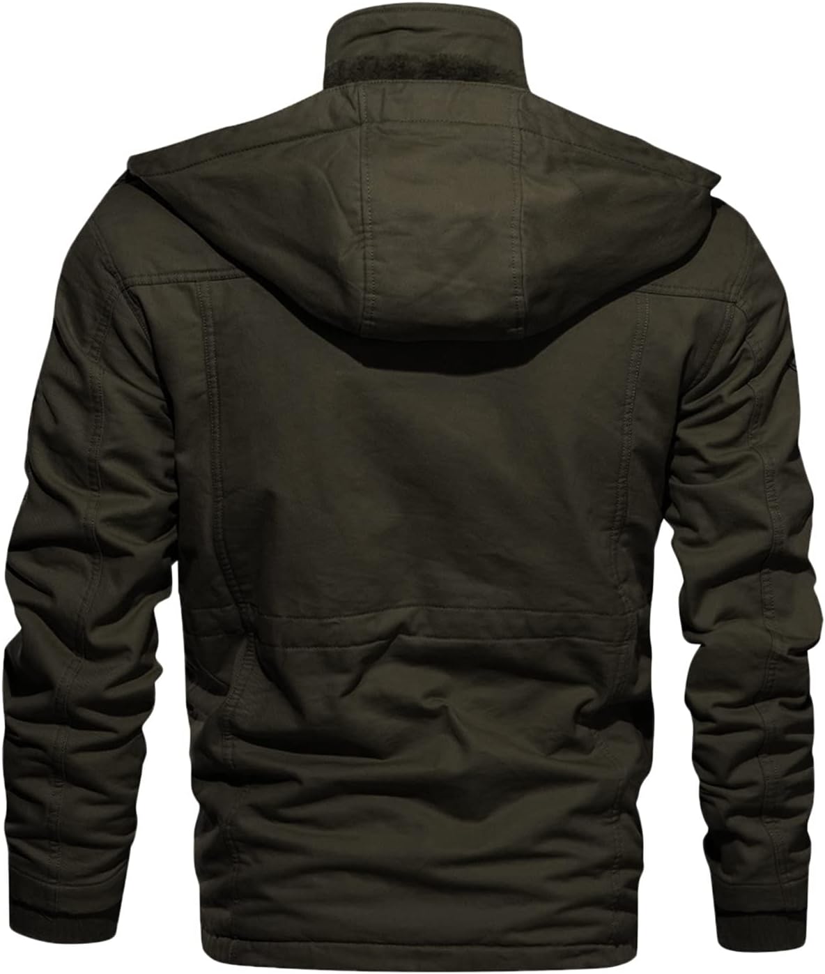 [Shopyruder] メンズ 秋服 メンズ ジャケット フリースジャケット メンズ ミリタリー パーカー 防寒着 軽量 アウトド