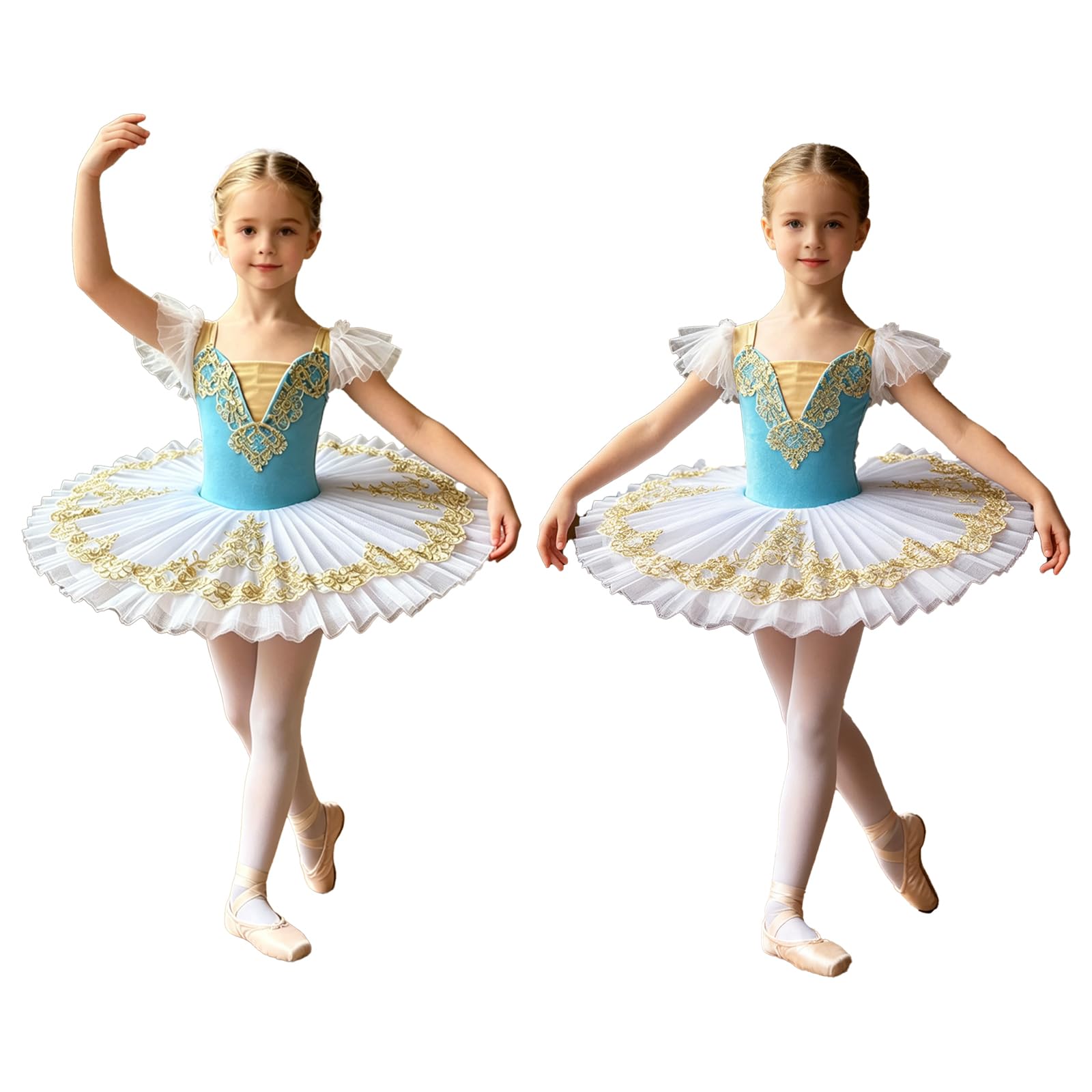 Niños Vestido De Baile De Ballet para Niñas Body Clásico Bailar Actuación En El Escenario