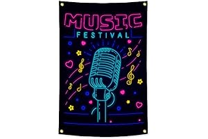 Music Star Tapestry - Pink Background Wall Decoration