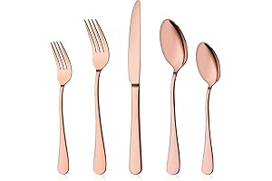 Briout Silverware Set Rose Gold: Elevate Every Dining Experience with Sophistication and Style