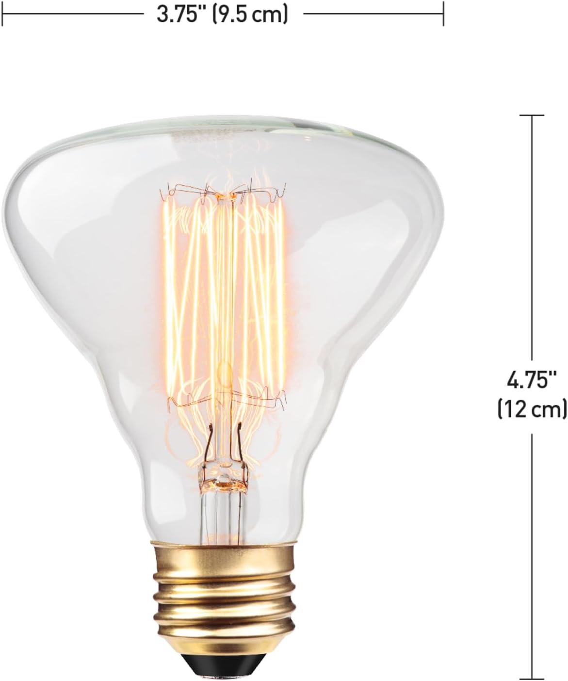 Globe Electric 84654 Designer 40W Labo Vintage Bulb