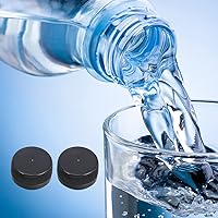 Vista 4 de Healifty Tapas de botellas de plástico de 1.18 pulgadas, cubiertas planas de botellas para niños, manualidades, educación en el hogar, proyectos