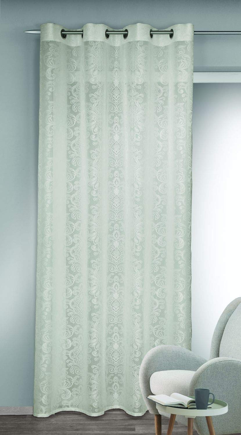 Albani Maric Eyelet Curtain 245 x 140 cm Silver