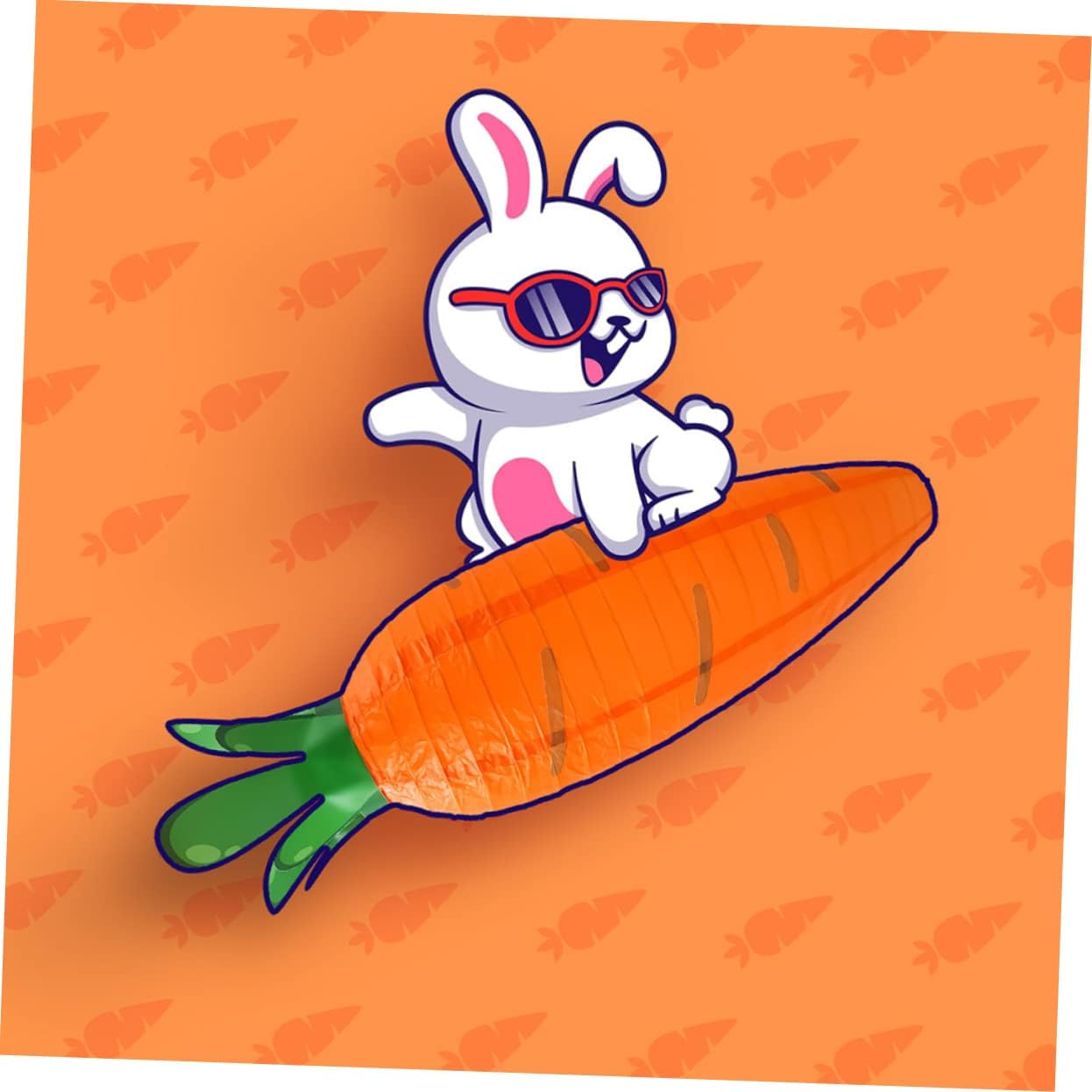 Luxshiny 20pcs Reusable Carrot Design Paper Lanterns for Easter Celebration Fun Hanging Decor for Parties Classrooms and Home Decoration Lightweight Space-Saving Easy to Use