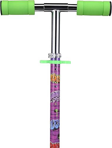 Miniatura 2 de TMNT - Patinete de 2 ruedas con ruedas iluminadas, plegable, antideslizante, cómodo y suave