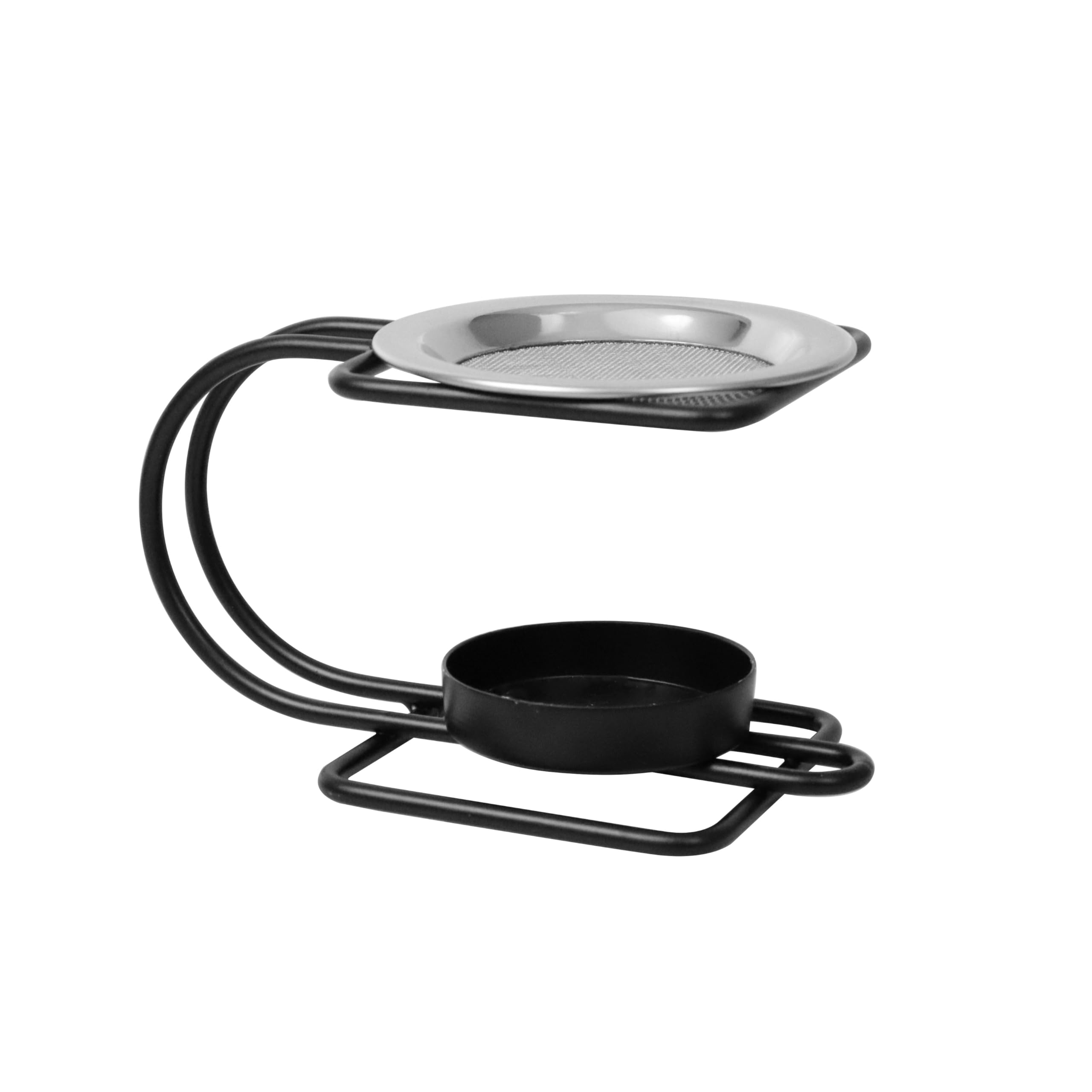 Djuize Dhoop | Dhuna | Loban | Sambrani | Karpoor | Bakhoor | Dani | Incense | Aroma Diffuser |Haran Samgiri|Camphor|Stand|Holder|Iron| Home|Office|Pooja|Puja|Room|Charcoal (Stand Burner13cm) 2