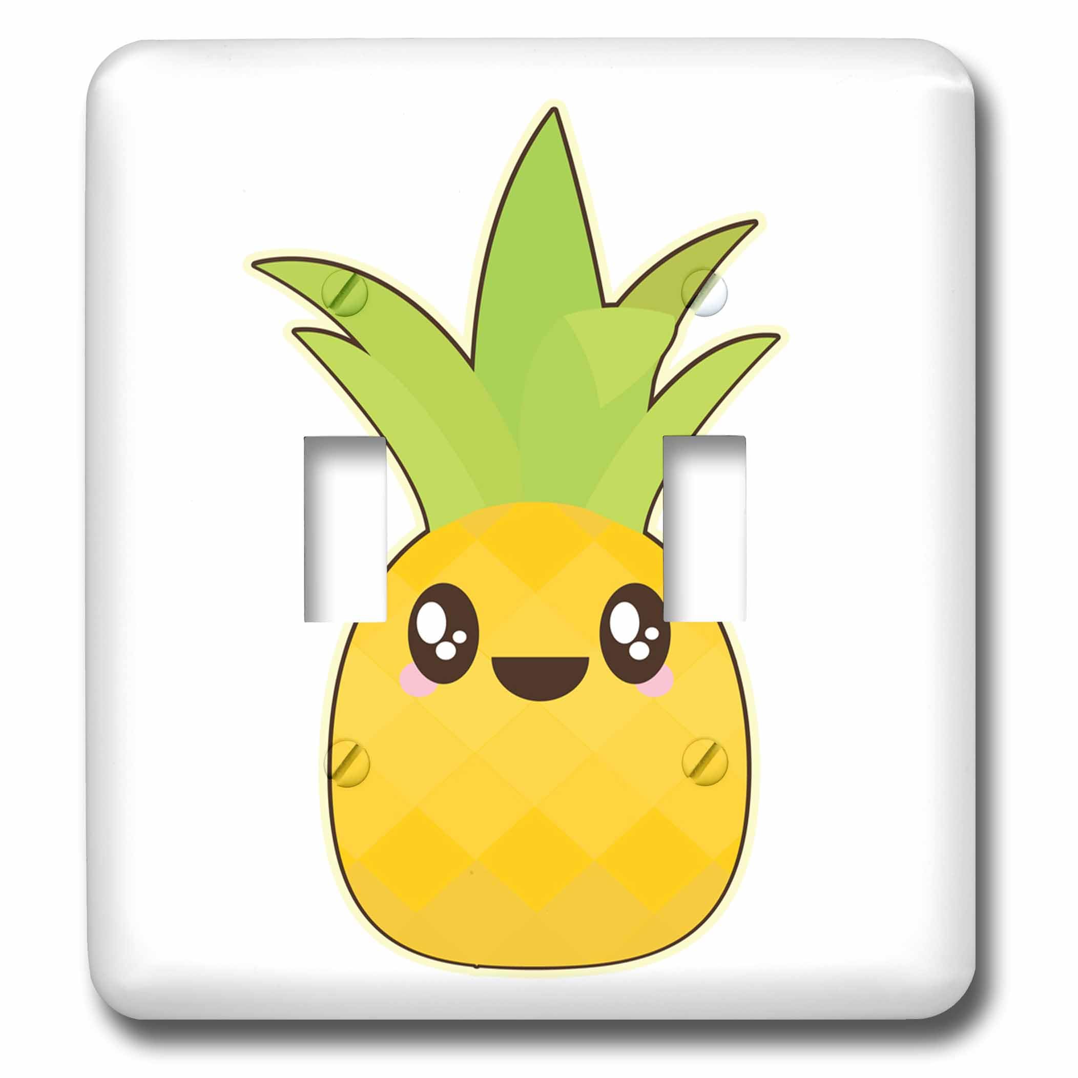 Double interrupteur à bascule ananas idée cadeau originale pour crémaillère